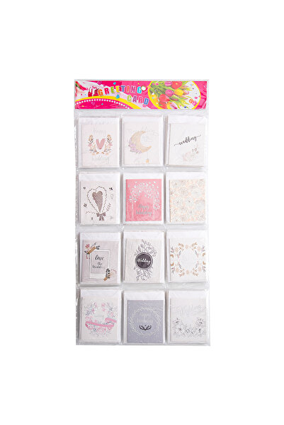 decotoys Mini felicitari cu plic 84/set