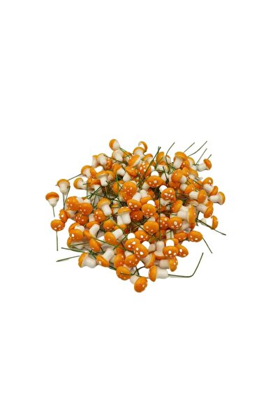 decotoys Ciuperci polistiren portocaliu 500/set