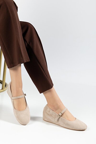 SUİNS SHOES Suins Maya piele întoarsă Pantofi cu toc ascuns pentru femei bale...