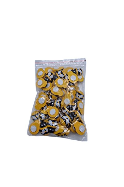 decotoys Дървена фигурка на пчела 50 броя/комплект XL