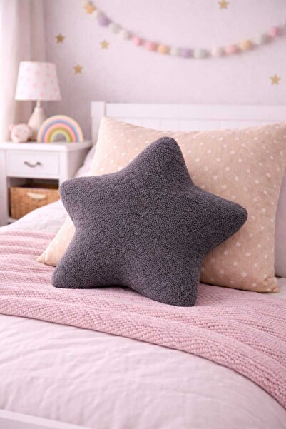 CHIZGY Декоративна подушка «Зірка» Welsoft Плюш М'яка набивка Сучасна подушка