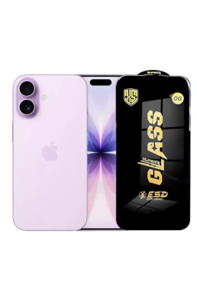 Avaleea Protective Film for iPhone 17, ESD Tempered Glass, Black Edges, Scrat...