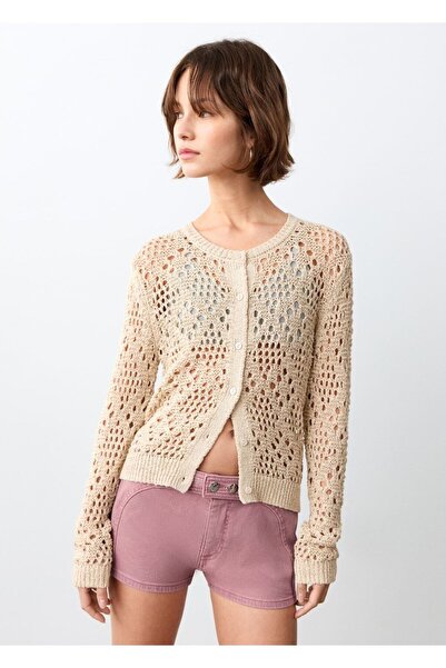 Mango Teen Dikiş detaylı mini şort