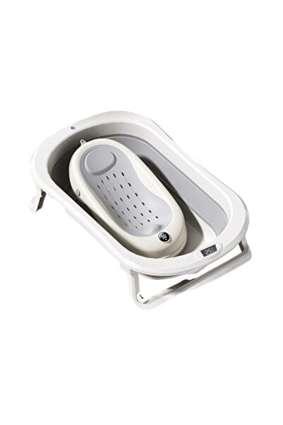 Avaleea Foldable Bathtub, with Stand, Temperature Indicator, 0-8 Years, PP+TP...