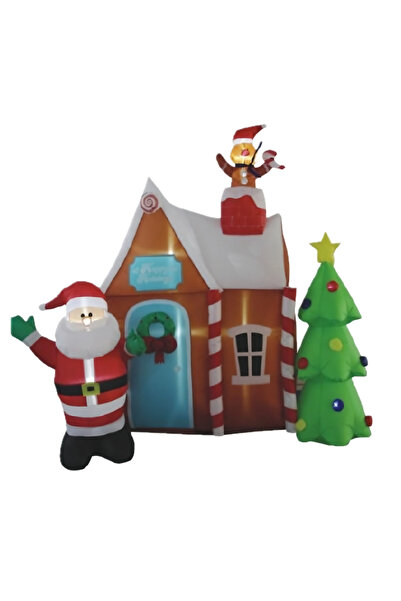 decotoys Mos Craciun ,gonflabil , 180 cm,