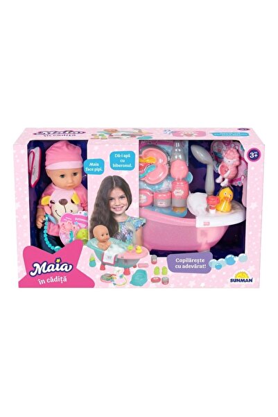 Noriel Maia Doll in the Bathtub - Playset with Bathtub and Accessories