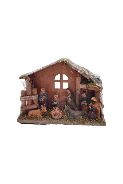 decotoys Ornament lemn Nasterea Domnului