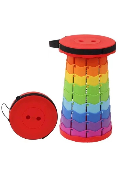 Avaleea Scaun Telescopic Pliabil pentru Camping si Pescuit, Portabil, Univers...