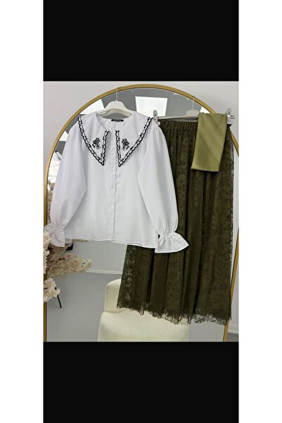 YILMAZBARMAZ Ženska suknja Til dvodelni set