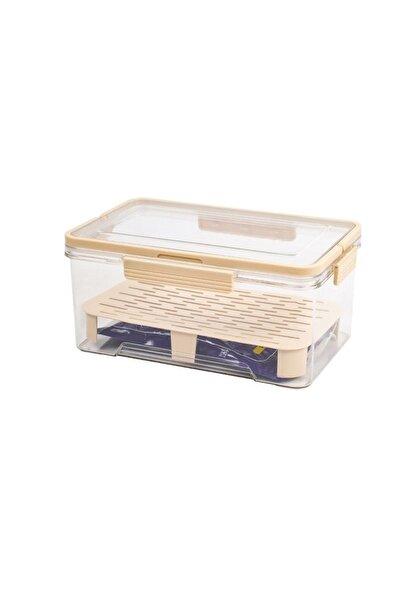 Avaleea Portable Storage Box, with Ice and Drain Separator, Keeps Cold, Lunch...