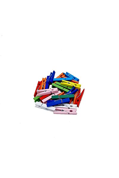 decotoys Ornament lemn carlige 24/set