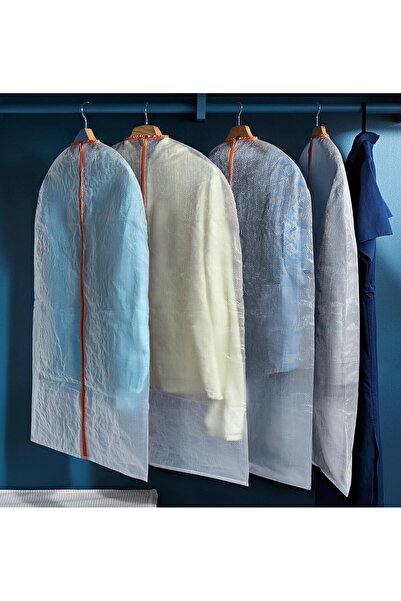 IKEA QUİCK 3 Adet Giysi Kılıfı Uzunluk 105 Cm Elbise Kılıfı Şeffaf Kılıf Genişlik 60 cm