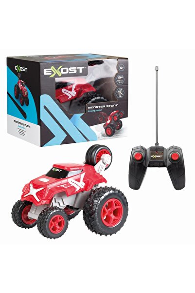 As Games Exost Monster Stunt Remote Control Stunt Car, 1:20 Scale, Red