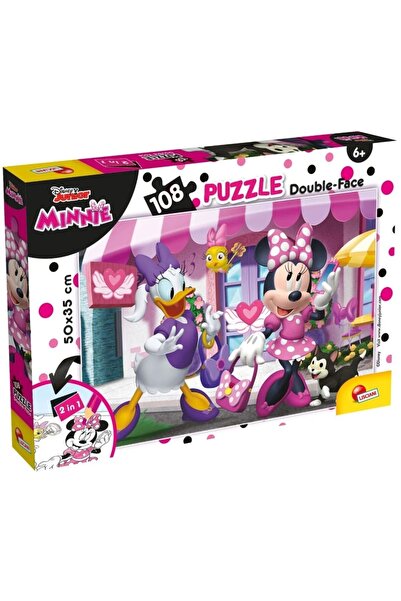 Noriel Puzzle 2 In 1 Lisciani, Minnie Mouse, Plus, 108 pieces