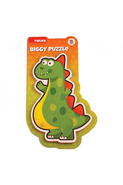 Avaleea Puzzle maxi - Dinozaur, 10 piese mari, 2+ ani, Verde