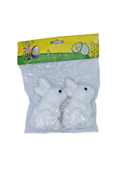 decotoys Ornament paste iepurasi 2/set