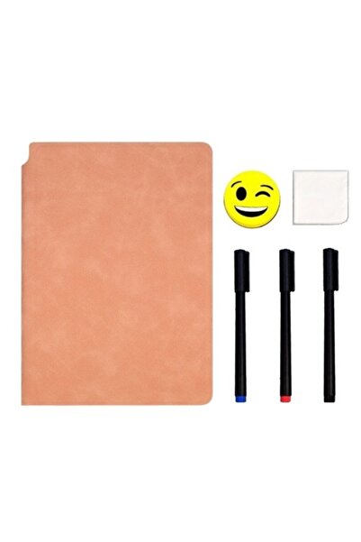 Avaleea Reusable A5 Agenda Set with Chalkboard Pages, Dry Erase White Pages A...