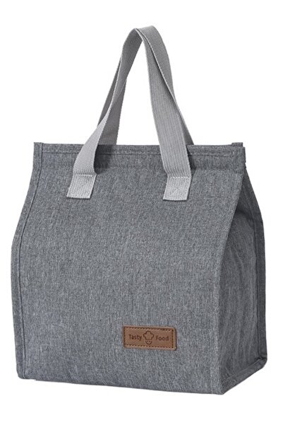 Avaleea Insulated bento bag, camping cooler bag, Aluminum, 22.5 x 13 cm, 3.3 ...