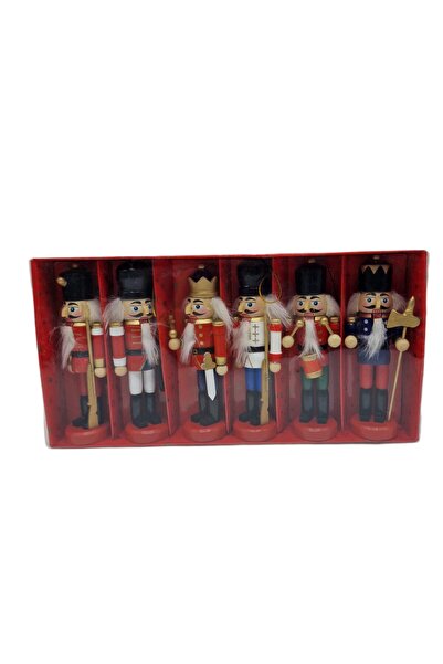 decotoys Soldat din lemn 6/set 12cm