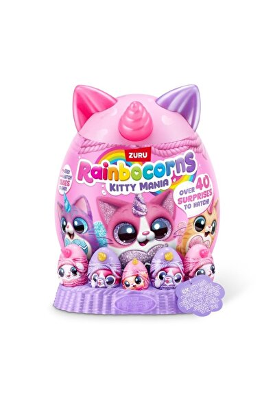 OEM Jucarie de plus surpriza, Rainbocorns, Eggzania Kitty Mania, 40 surprize