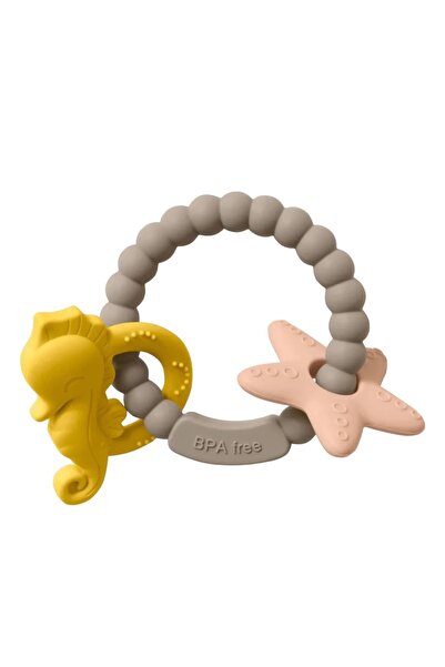 Avaleea Jucarie dentitie bebelusi, tip bratara, model calut si stea de mare, ...