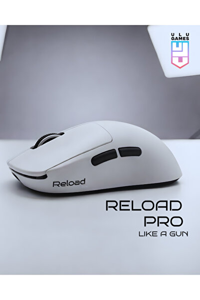 ULUGAMES RELOAD DEĞİŞTİRİLEBİLİR BATARYALI KABLOSUZ OYUNCU MOUSE ( TAPE VE YE...