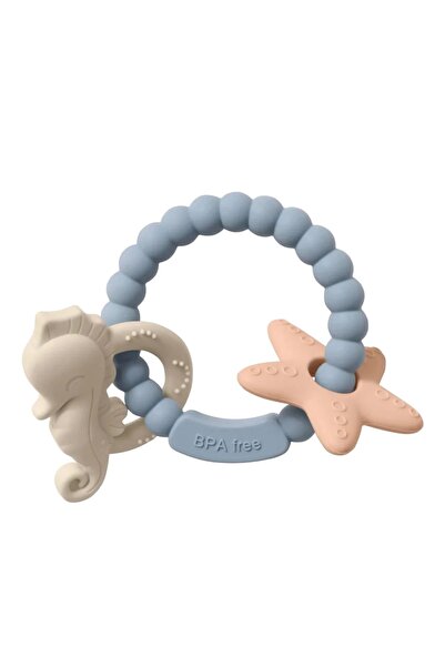 Avaleea Jucarie dentitie bebelusi, tip bratara, model calut si stea de mare, ...