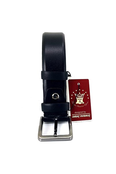 nehironline Saraç 1102 23K Men's Classic Belt Black