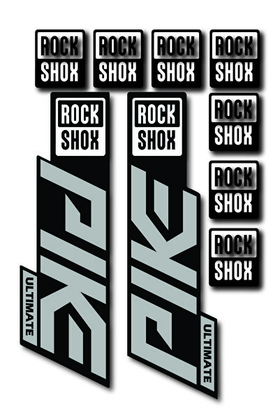 ca kay bu RockShox PIKE Maşa Sticker Seti 22x7 cm