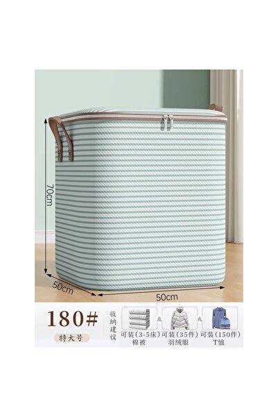 Avaleea Cutie de Depozitare cu Fermoar, Pliabila, Maner Ranforsat, Fermoar Re...