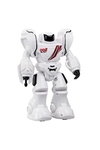 As Games Robot cu sageti lansatoare, cu telecomanda, 5+ ani, Alb