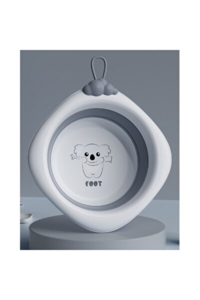 Avaleea Foldable Children's Bathtub, Baby Bathtub, Koala Foot Rhombus Pattern...