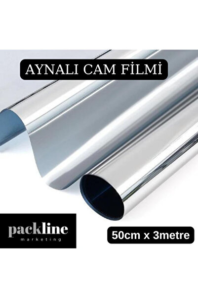 Packline Marketing Self-Adhesive Anti-Scratch Mirrored Glass Film 50cm X 3Meters