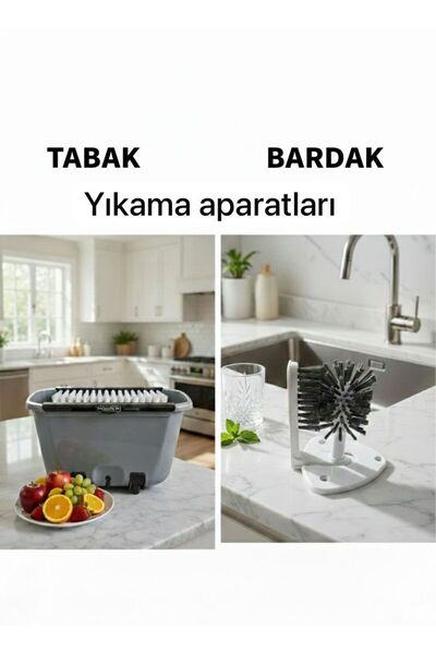 BAKKAŞ Bardak İle Tabak Yıkama Aparatı