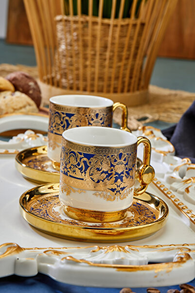 Cooker Royal Crest 90 ml 2-Person Porcelain Coffee Cup Set Ckr3870