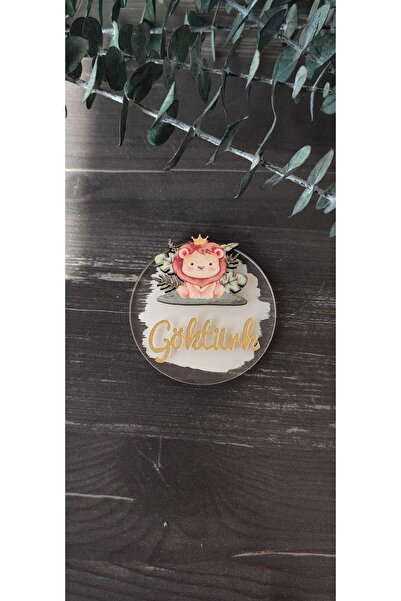 hoby shop Aslan Figürlü Pleksi Hediyelik Magnet 10 Adet