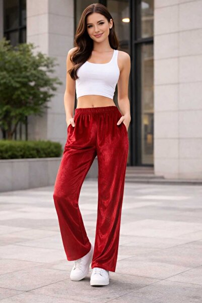 DağdevirenTekstil Women's Velvet Bottom Pajamas