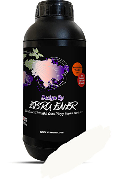 Ebru Ener Anka Vernikli Boya Eskimiş Beyaz 1 kg.