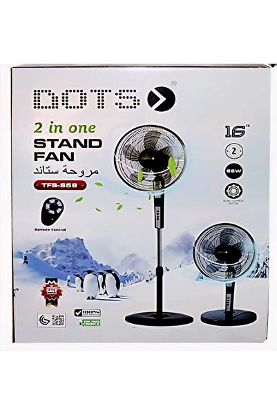 DOTS Dots 16-inch 2-in-1 Stand Fan