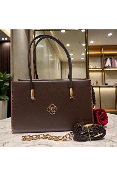 ZİVORA Women's Black Handbag with Shoulder Bag Gold Accessories, Stylish Clas...