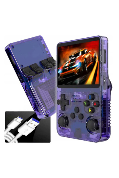 MagExpert Portable console with 15,000 Games, R36S, 64GB, dual 3D joystick, 3...