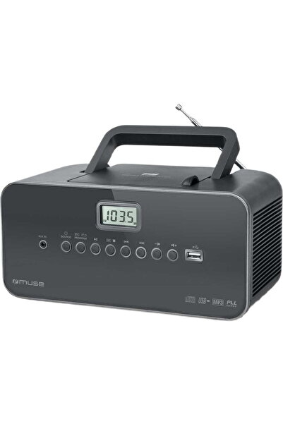 Muse Portable radio CD/MP3 player with USB, M-28 DG grey