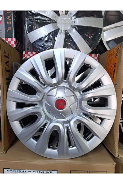 Universal 15 inç " Fîat Egea Linea Orginal Jant Kapağı Takımı 4 lü Set(Logo H...