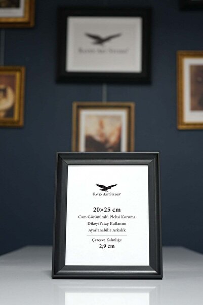 Raven Art Studio Πυραμίδα 20x25 εκ. Μαύρη θήκη για φωτογραφίες, έγγραφα, αφίσ...