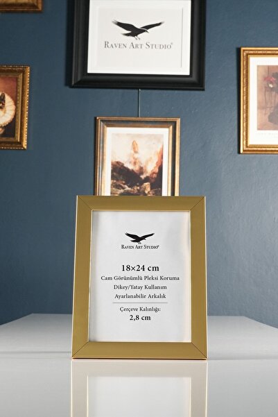 Raven Art Studio Potala 18x24 cm Χρυσό Πλαίσιο Εγγράφων Φωτογραφιών και Αφισώ...