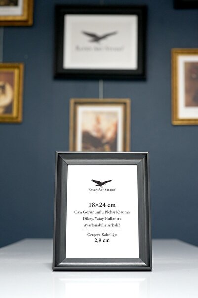 Raven Art Studio Πυραμίδα 18Χ24 εκ. Μαύρη θήκη για φωτογραφίες, έργα τέχνης, ...