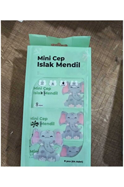 Marco 8-Pack Mini Wet Pocket Wipes with Elephant Figure, Soft, Soft-Textured ...