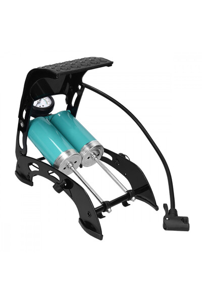 Navaris Pompă de picior cu pentru două persoane cilindru și manometru, 101 PS...