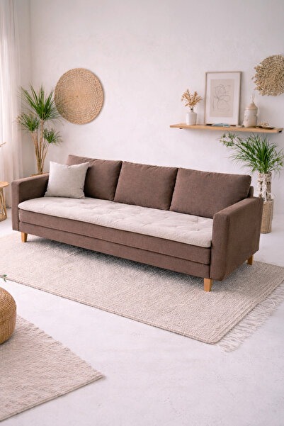 Bhoota Home 60 x 241 cm Keten Koltuk Minderi – Elyaf Dolgulu Keten Koltuk Şil...