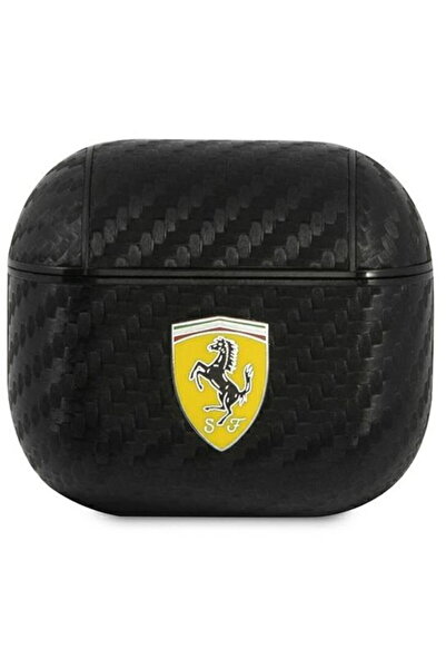 Ferrari Carbon Airpods 3 Case Black